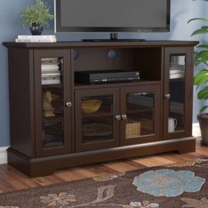 Contemporary TV Stand with Built-In Speakers