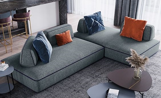 Modernist Masterpiece Modular Sofa