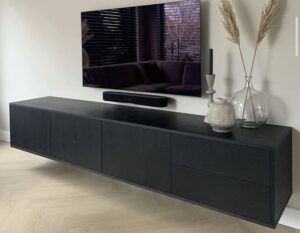 Modern Floating TV Stand with Media Console