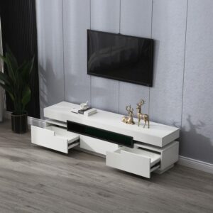 Modern Wall-Mounted TV Cabinet with Storage Drawers