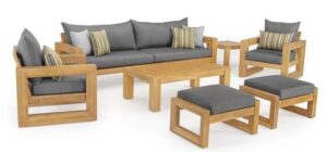 Wooden Frame Conversation Sofaset