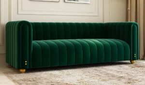 Eclectic Ecstasy Velvet Sofa