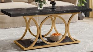 Geometric Metal Center Table