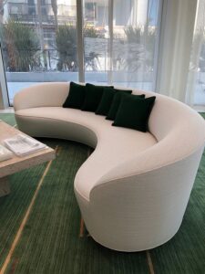 Ergonomic Curved Sofaset for Optimal Comfort 