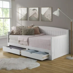 Wooden Daybed with Storage Drawers