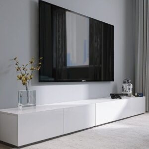 Modern Floating TV Stand with Media Console