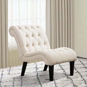 Tufted Accent Slipper Chair