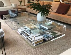 Rectangular Glass Coffee Table