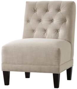 Tufted Accent Slipper Chair