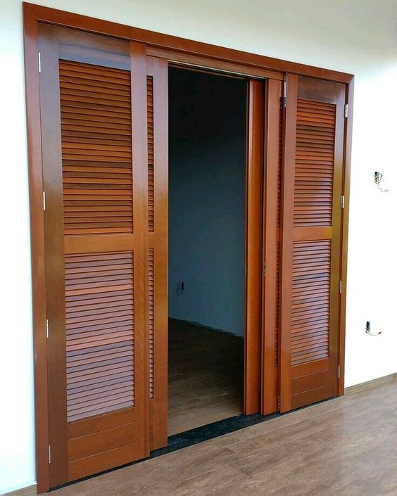Wooden sliding doors