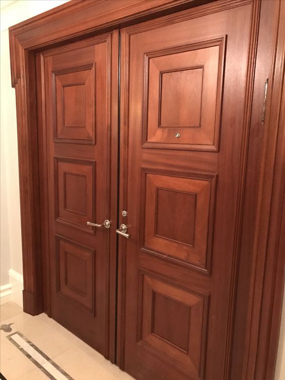 Craftsman-Style Solid Wood Front Door