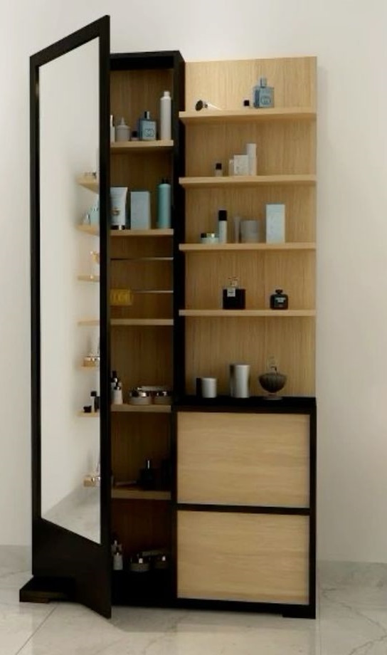 Minimalist Frameless Dressing Mirror
