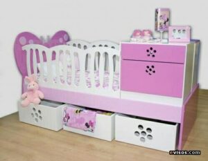 Scandinavian-Style Baby Cot