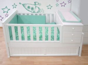 Scandinavian-Style Baby Cot