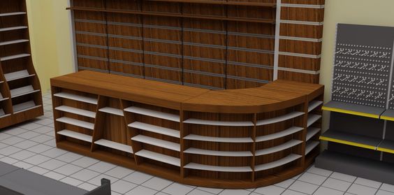 Stackable Wooden Cube Shop Display Shelves: