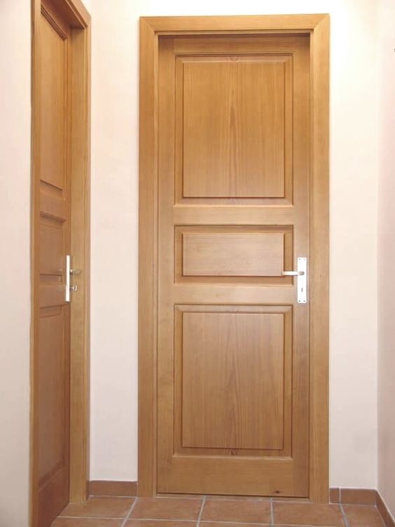 Classic Paneled Wooden Door