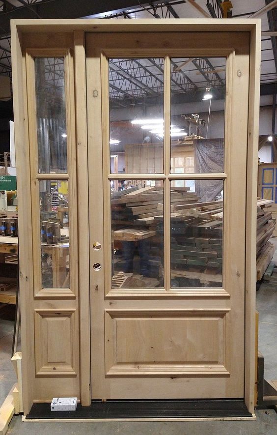 Farmhouse-Style Wooden Screen Door