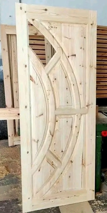 Classic Paneled Wooden Door