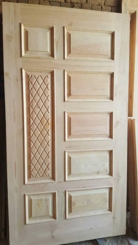 Classic Paneled Wooden Door