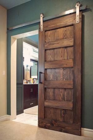 Rustic Barn-Style Sliding Door
