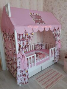 Princess Canopy Bed with Storage