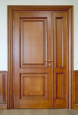 Modern Solid Wood Entry Door