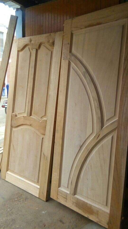 Custom Carved Wooden Door with Personalized Details