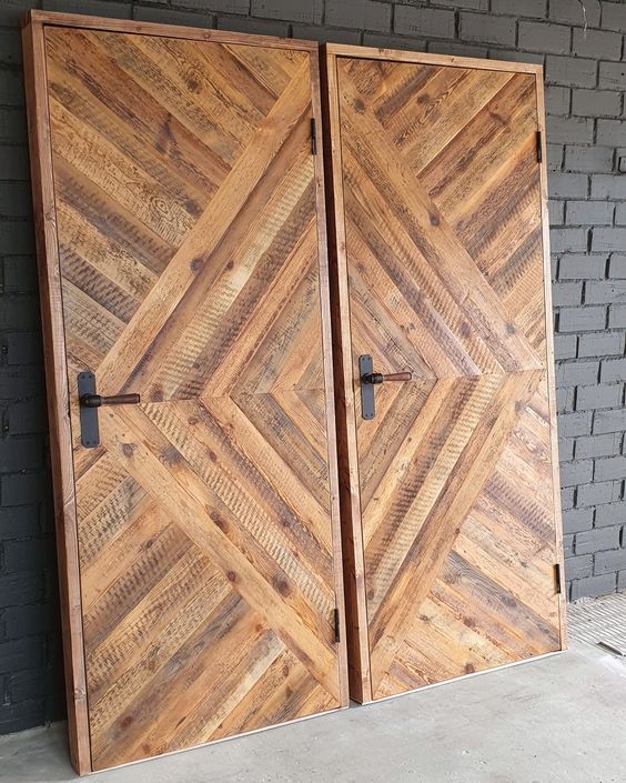 Rustic Barn-Style Sliding Door