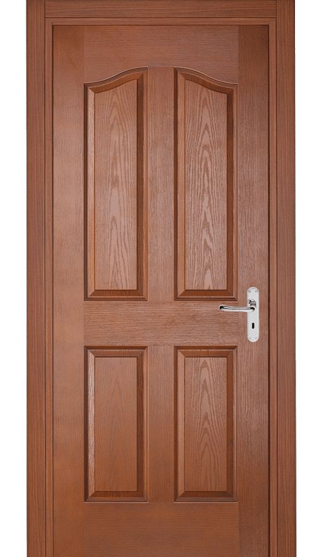 Classic Paneled Wooden Door