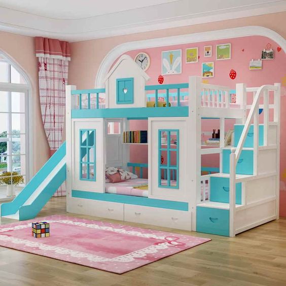 Modern Loft Bed with Study Area