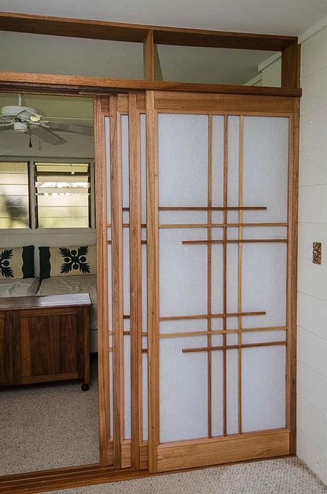 Wooden sliding doors