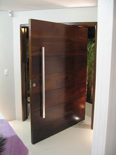 Modern Pivot Wooden Door