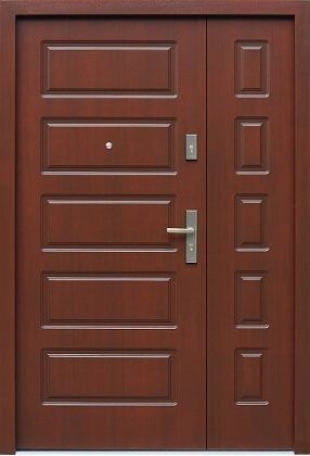 Modern Solid Wood Entry Door