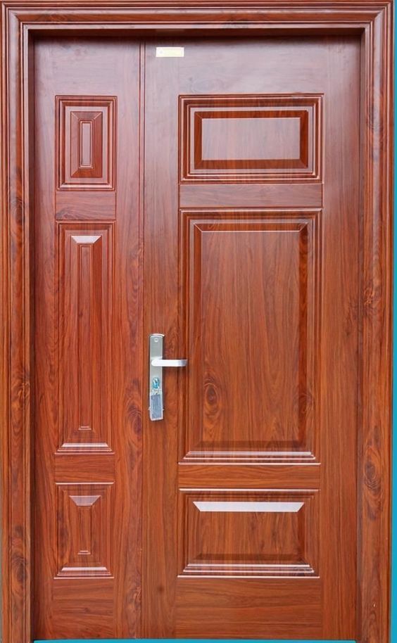 Modern Solid Wood Entry Door