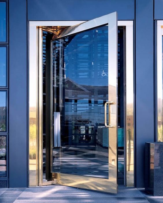 Contemporary Aluminum Pivot Door