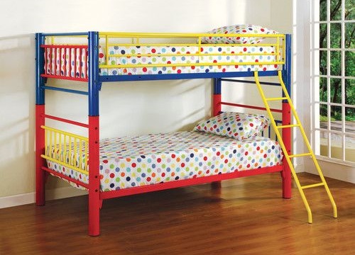 Space-Saving Triple Loft Bed with Storage