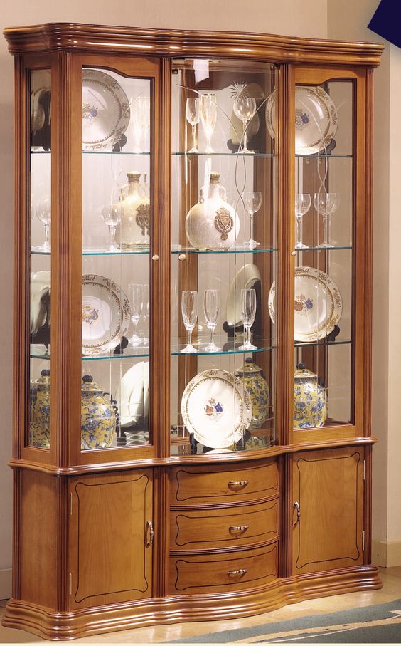 Contemporary Open-Shelf Cupboard