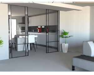 Aluminum Office partitioning