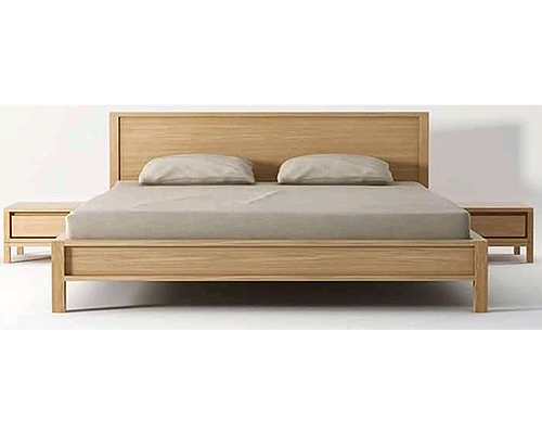 Flat Wooden Bed