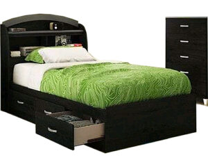 Wooden Storage Bed without Mattress
