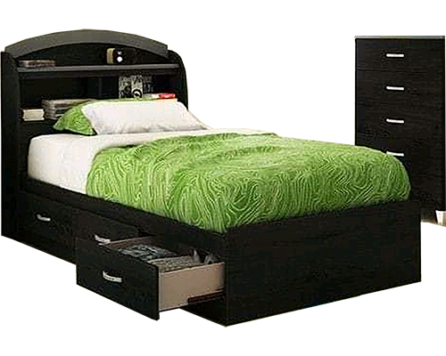 Wooden Storage Bed without Mattress