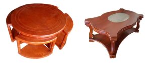 Round Wooden Center Table