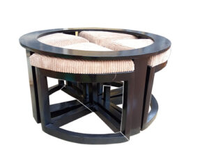 Round Wooden Center Table