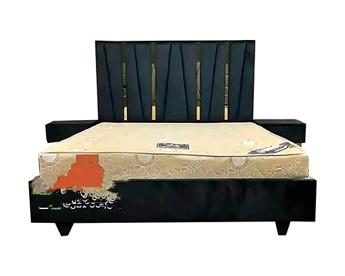 flat wooden Bed