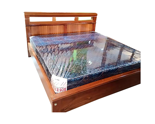 Flat wooden Bed 5x6 feet