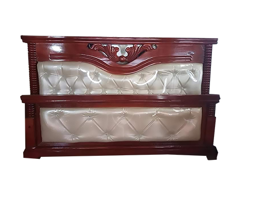 Sleigh king size wooden Bed