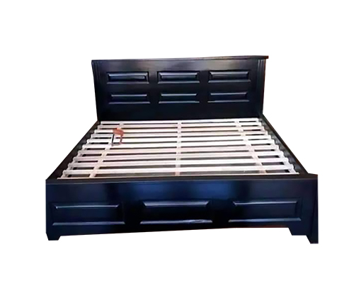 Sleigh Wooden Bed 5x6 feet