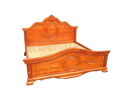 Simple wooden bed 5x6 feet