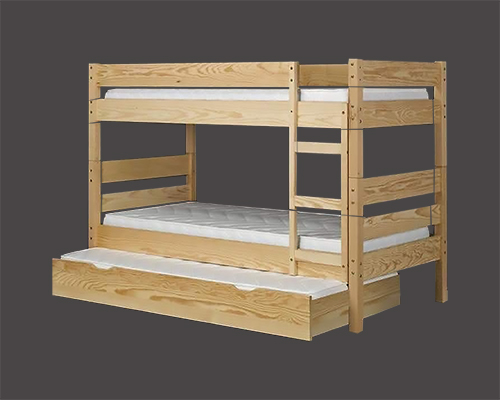 Double decker bunker bed