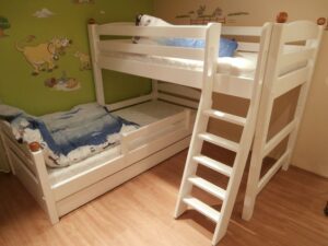 L-Shaped Double Decker Bed